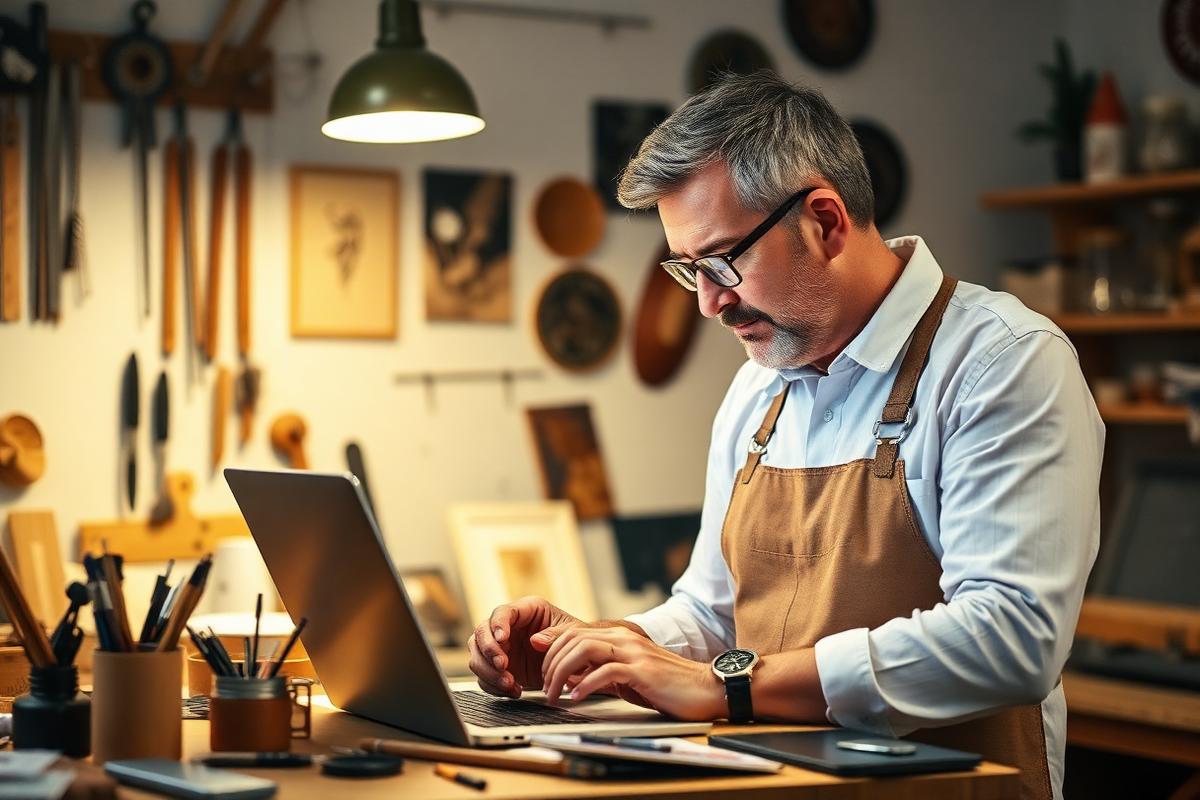Site internet d'artisan d'art : la structure qui génère des devis